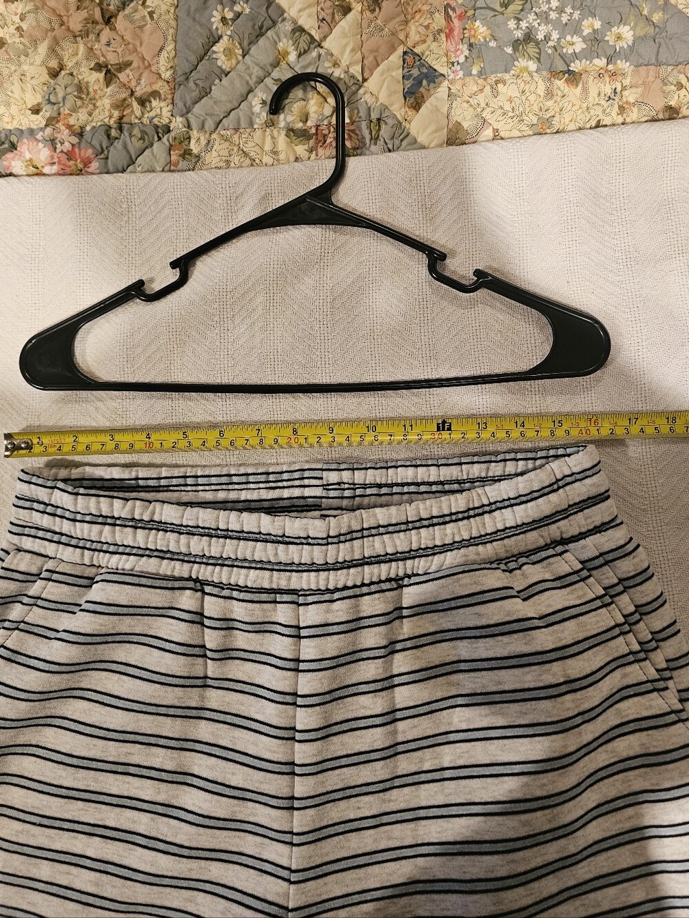 Comfy 3-Piece Striped Tank/Lounge Pant Set With Matching Headband - Picture 7 of 10